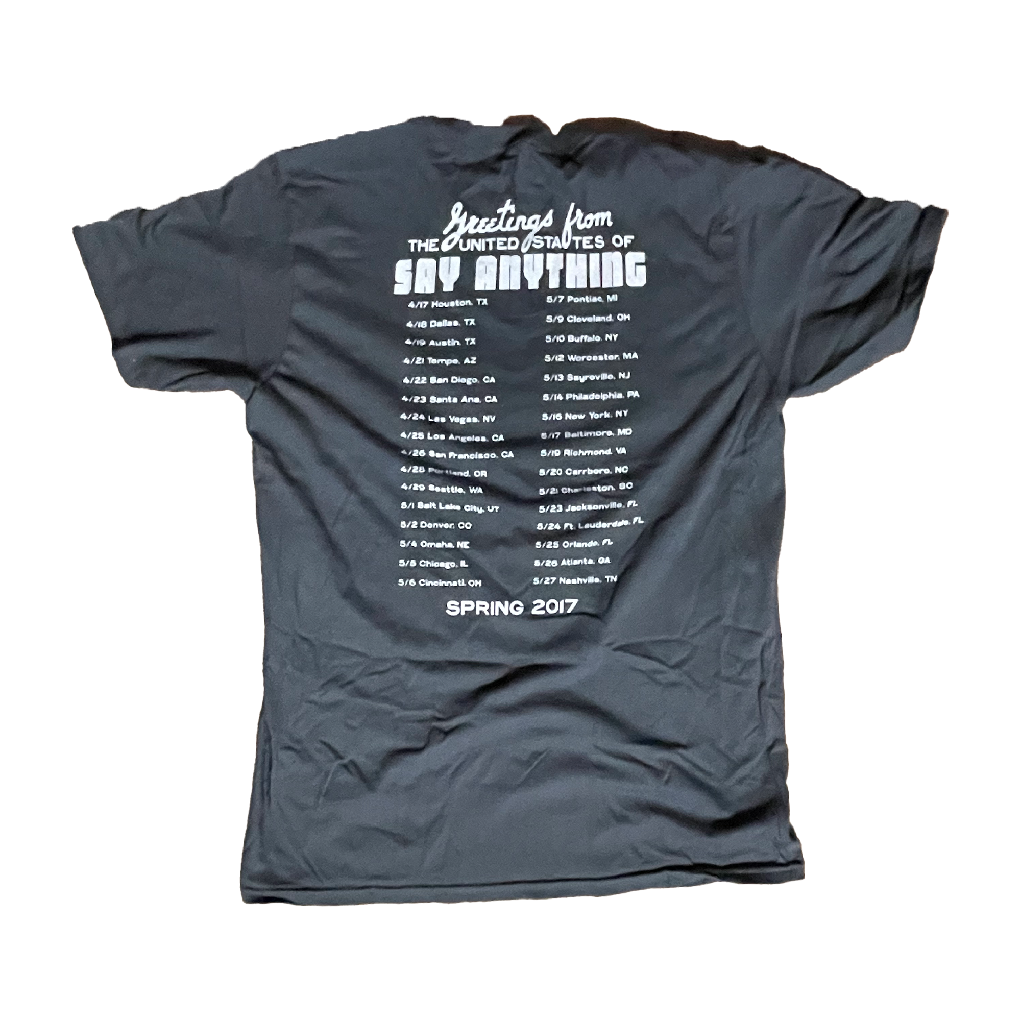 Greetings From.. Tour 2017 Shirt